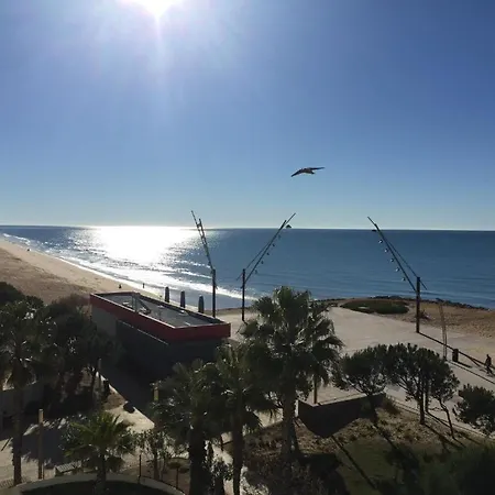 First Line Front Pool Flat View Quarteira